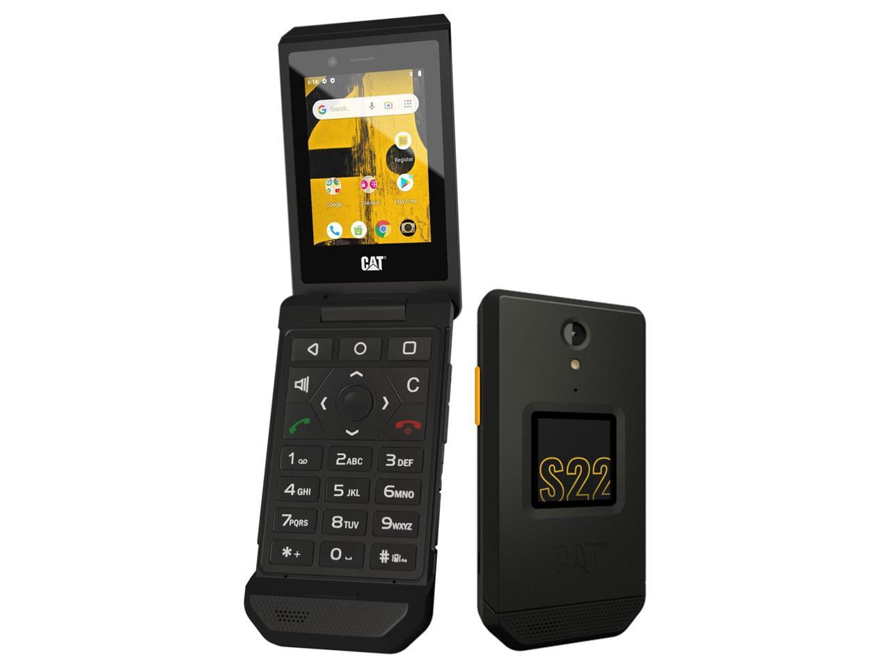 Cat S22 Flip 16GB Black Unlocked Android Smartphone - Brand New