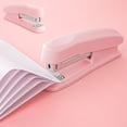thumbnail image 3 of Maplenight ABS Stapler Compact Portable Office Student Stationery Macaron Colored Medium Size 50 Sheets Capacity, 3 of 6
