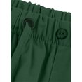 thumbnail image 4 of MAWCLOS Men Trousers Elastic Waist Sweatpants Drawstring Pants Baggy Party Solid Lounge Dark Green 2XL, 4 of 9