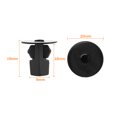 thumbnail image 2 of Unique Bargains 40pcs Plastic Rivet Black Bumper Fender Fastener Clips Retainer for Toyota Lexus 90189-06013, 2 of 3
