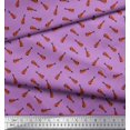 thumbnail image 2 of Soimoi Cotton Cambric Fabric Guitar Musical Instrument Printed Fabric 1 Yard 42 Inch Wide, 2 of 3