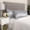 thumbnail image 4 of 2-Pack King Satin Pillowcases, Grey, 4 of 7