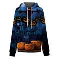 thumbnail image 4 of MesaSe Halloween Femmes de la Mode Quotidienne Polyvalent Décontracté Sweat à Manches Longues Imprimé Top Sweatshirt, 4 of 5