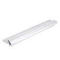 thumbnail image 1 of Square Notch Tiling Trowel 2/5x2/5in Notched Aluminum Alloy Stainless Steel Tile Adhesive Spreader with Baffle Design for Large Area Plastering Tile Installation, 1 of 7