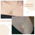 thumbnail image 4 of 5pcs Aromatherapy Essential Oil Diffuser Necklace Pendant Hollow Locket (Gold), 4 of 8