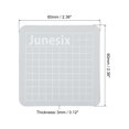 thumbnail image 2 of Unique Bargains Tapis de Coupe 2.4 Pieds x 2.4 Pieds Tapis Rotatif en Tissu Auto-Récupérant Double Face Mini, Gris 2 Pack, 2 of 5