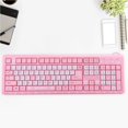 thumbnail image 1 of Baohd Clavier Filaire Rose Fournitures de Bureau Accessoires Ménagers Mignons, 1 of 6