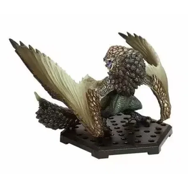 Genuine Scale Model Monster Hunter Rise of Dawn Series Male VALSTRAX Rathalos Nargacuga Velkhana Action Figure Toys,B