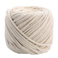 thumbnail image 4 of tredstone 3mm 4mm 5mm 6mm Macrame Rope Twisted String Cotton Cord For Handmade Natural Beige Rope DIY Home Wedding Accessories Gift 2pcs 4mm*100M, 4 of 6