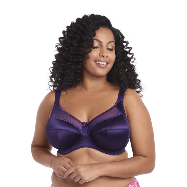 Goddess Womens Keira Plus-size Banded Underwire Bra, 42J, Purple