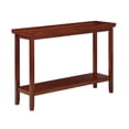 thumbnail image 2 of Convenience Concepts Table Console en Bois de Rebord avec Tablette, Fini Bois Acajou, 2 of 5