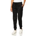 thumbnail image 2 of Hanes Womens Sport Performance Fleece Jogger Pants With Pockets, M, Black/Black, 2 of 2