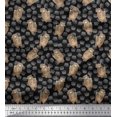 thumbnail image 1 of Soimoi polyester Crepe Fabric Footprint,Bear & Arrow African Decor Fabric Printed Yard 42 Inch Wide, 1 of 1