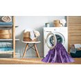 thumbnail image 2 of Ahgly Company Machine Washable Indoor Rectangle Transitional Purple Area Rugs, 7' x 10', 2 of 7