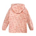 thumbnail image 3 of Hiheart Manteau de Pluie à Capuche pour Filles, Imperméable pour Enfants, Doublé en Molleton, Violet, 4T, 3 of 5