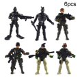 thumbnail image 1 of 6Pcs/Set Military Force Army Soilder Assembly Model Mini Action Figures Kids Toy, 1 of 6
