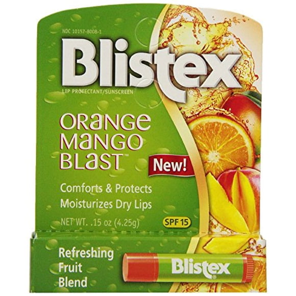 Blistex Orange Mango Blast Lip Balm, 0.15 Ounce