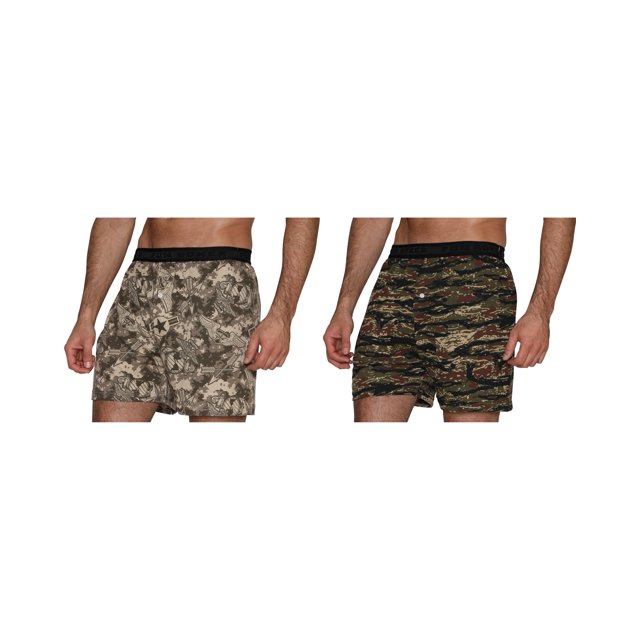Fun Boxer Men's Boxer Shorts Funny Underwear 2 Pk Briefs