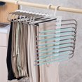thumbnail image 4 of Multiple Jean Trouser Scarf Hangers For Men Women ABS Multi-functional 2PCS Storage Artifact Stainless Steel Pants Hook, 4 of 14