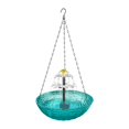 thumbnail image 1 of Almencla Solar Bird Bath Large Decoration Hanging Bird Bath for Backyard Lawn Outdoor Blue, 1 of 8