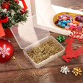 thumbnail image 4 of 100Pcs Christmas Hook S-Shaped Break Resistant Stainless Steel  Tree Ball Pendant Hanger Christmas Decorations, 4 of 9