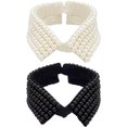 thumbnail image 1 of Collier Détachable Faux Collier Détachable Collier de Perles Simulées Collier Détachable Accessoire de Coiffure pour Femmes, 1 of 8