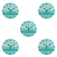 thumbnail image 3 of mmirethe Unique Style Round Wall Clock Timeless For Any Space Durable Construction Decorative Wall Clock As Shown type 8 5Set, 3 of 6