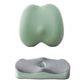 thumbnail image 1 of Cushion Comfort Multifunction Memory Foam Set for Chair and Car with Lumbar Coccyx Back and Gel Cloud Support, 1 of 3