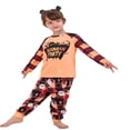 thumbnail image 2 of Ensemble de Pyjamas Assortis pour Halloween avec Lettre à Carreaux pour Enfants Adultes, 2 of 8