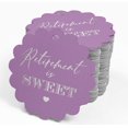 thumbnail image 4 of Inkdotpot Pack Of 50 Real Silver Foil Paper Tags Retirement Is Sweet Text Favor Hang Tags, 4 of 6