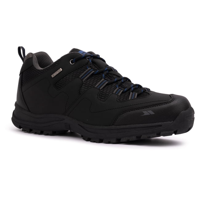 Trespass Finley Bottes Imperméables Noires pour Hommes Randonnée Respirantes et Protectrices