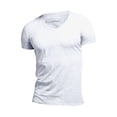 thumbnail image 1 of Men's Short Sleeve Premium Solid Cotton V Neck T Shirts, 1 of 4