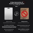 thumbnail image 4 of Estbridg Titanium Cutting Boards - 100% Pure Titanium Cutting Boards for Kitchen - Cutting Edge Hygiene & Durability  Double Sided Large Non Toxic Cutting Board, 4 of 8