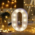 thumbnail image 2 of Daisyyozoid Alphabet LED Letter Lights Light Up Standing Hanging O, 2 of 3