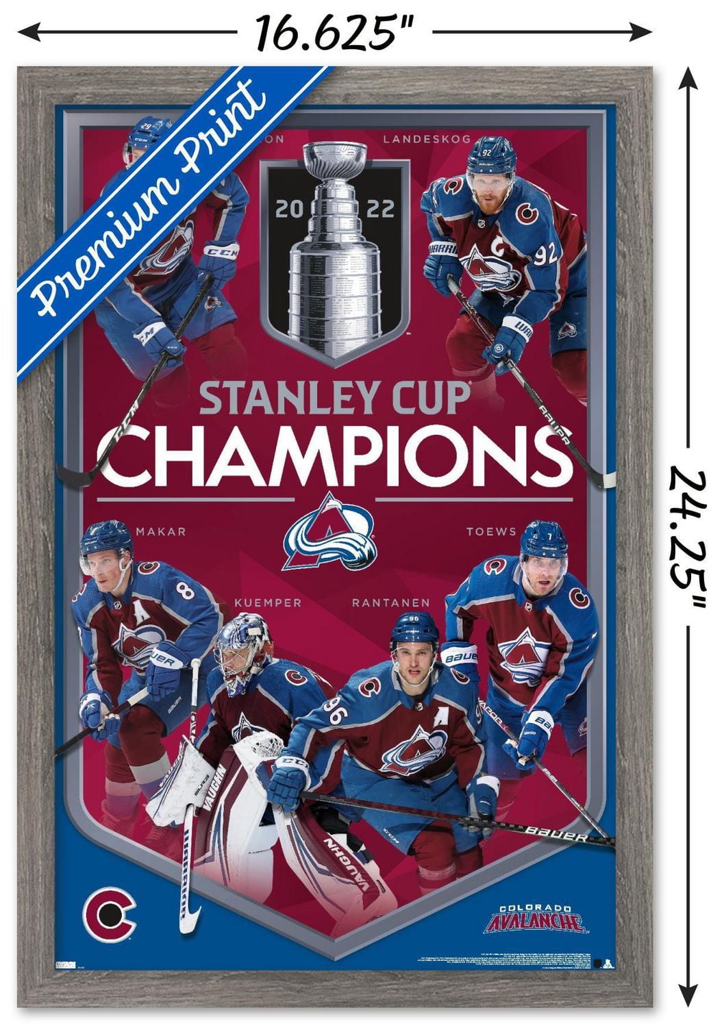 NHL Avalanche du Colorado - Champions de la Coupe Stanley