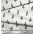 thumbnail image 2 of Soimoi Brown Cotton Cambric Fabric Insect,Leaves & Floral Block Decor Fabric Printed BTY 42 Inch Wide, 2 of 3