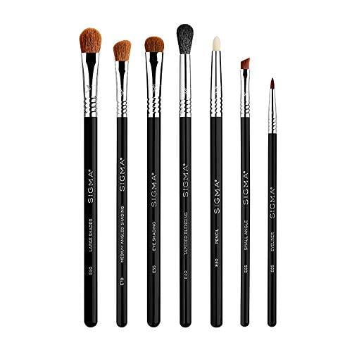 Sigma Beauty Basic Eye Trousse de Pinceaux de Maquillage, 7 Pinceaux