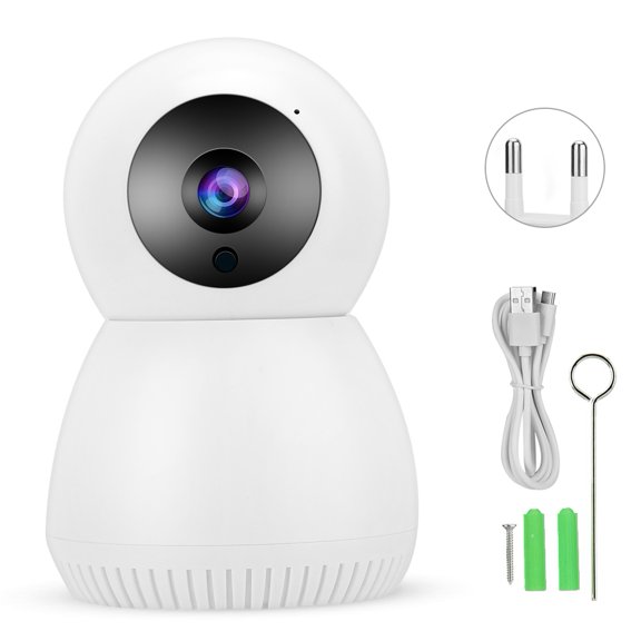 MAYUJIAA 720P Wireless 2-Way Audio PIR Cloud Storage Panorama Home Camera for Childen Pets AF323-0476