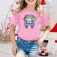 thumbnail image 2 of TZEWGL Tees For Child Cartoon Printed Round Neck Short Petal Sleeved Clothing For Infnants size 3-4T, 2 of 4
