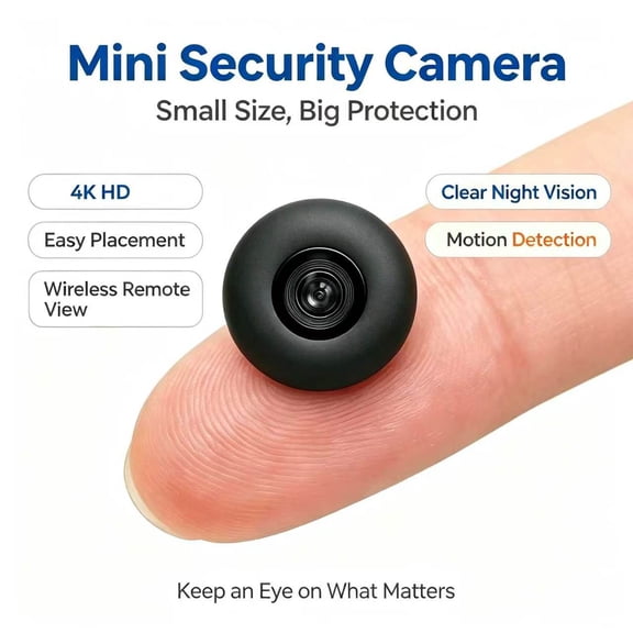 Indoor Mini WiFi Security Camera, 1080P HD Wireless Home Surveillance Camera, Night Vision, Motion Detection, Remote Live View, Pet Baby Monitoring Camera