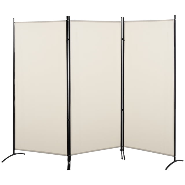 HOMCOM 3-Panel Folding Room Divider Privacy Screen Separator Partition