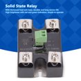 thumbnail image 1 of Solid State Relay, Input 3-32VDC Output 24-480VAC, 1 Phase Single Channel DC Control Dual Channel AC SSR, 1 of 8