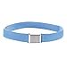thumbnail image 3 of Kids Elastic Adjustable Strech Belt With Silver Square Buckle - Light Blue, 3 of 4