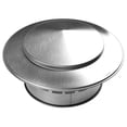 thumbnail image 2 of Capuchon de Cheminée en Acier Inoxydable 304 pour Mur Extérieur, Sortie d'Air Frais, Toit, Tuyau, Hotte d'Évacuation, Évacuation de Fumée, 2 of 11