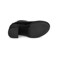 thumbnail image 3 of Unique Bargains Women's Platform Chunky High Heels Chelsea Ankle Boots, 3 of 8