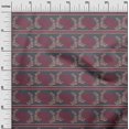 thumbnail image 2 of oneOone Polyester Lycra Fabric Stripe|Leaves & Hen Block Fabric Prints By Yard 56 Inch Wide, 2 of 4