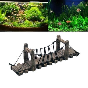 TIMIFIS Fish Tank Decorations Resin Castle Aquariums Castle Decoration Aquarium Fish Tank Tower Aquarium - Summer