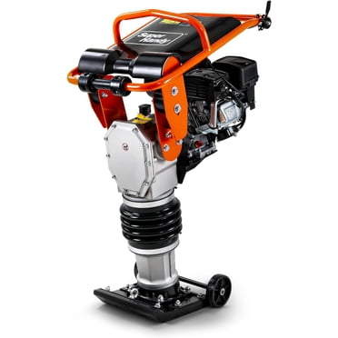 SuperHandy Vérin de Saut 209cc, Marteau de Tassage, Moteur à Essence 7HP