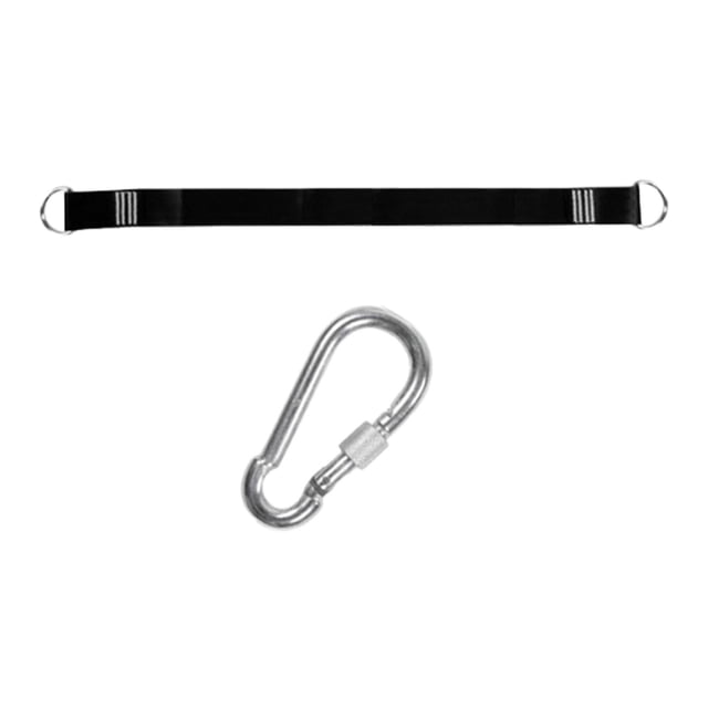 L-082 B Connecting Strap And Carabiner For Climbing Rope Swing Set Kids Outdoor Play Backyard Garden Suspension Training Accessory Durable Hardware #SJU1F