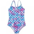 thumbnail image 1 of Maillot de Bain Fille Tankini Enfant Écaille de Poisson Maillots de Bain, 1 of 8